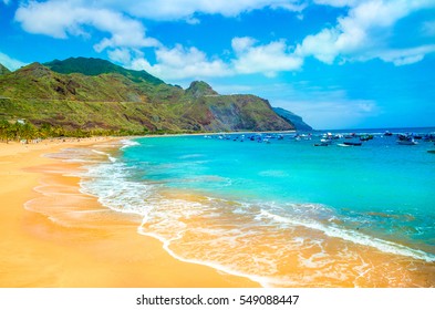 Beach In Tenerife, Canary Islands, Spain