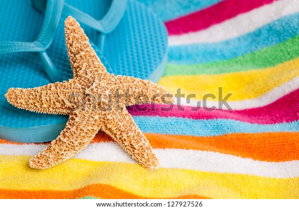 beach themed flip flops