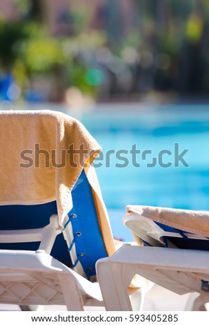 Similar – Image, Stock Photo Last time swimming pool