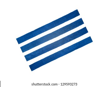 A Beach Towel Isolated Against A White Background