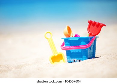 beach toys in the sand - Powered by Shutterstock