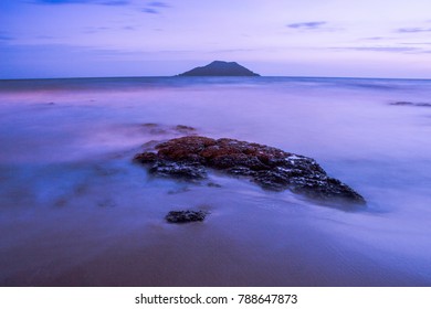 beach at twilight time