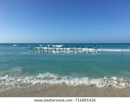 Beach in Varadero, Cuba