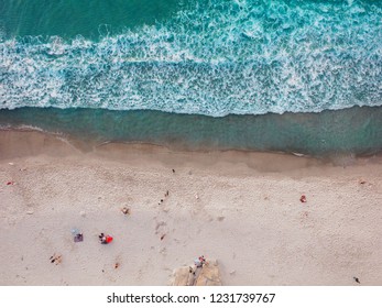 Beach vertical view