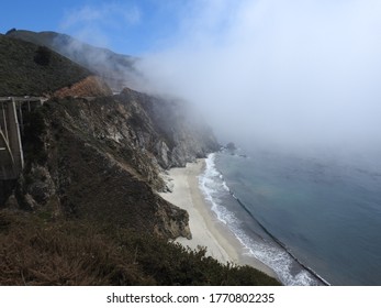 Beach view from the bridge