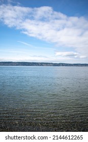 Beach View To Possession Sound And Nearby Island