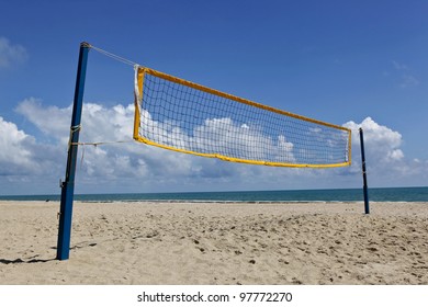 Beach Volley Net Blue Sky Stock Photo 97772270 | Shutterstock