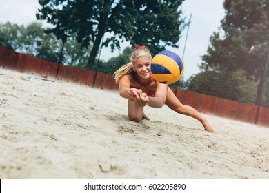 Beach volleyball, people outdoors. - Powered by Shutterstock