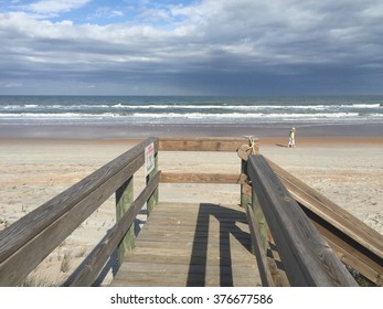 Beach walkover - Shutterstock ID 376677586