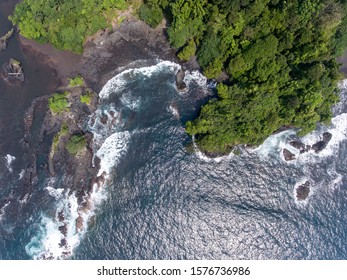 Beach, Waterfall And Jungle In Equatorial Guinea