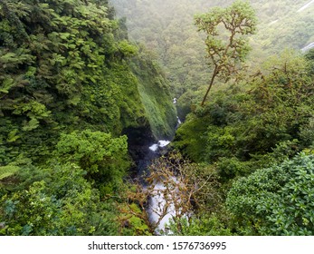 Beach, Waterfall And Jungle In Equatorial Guinea