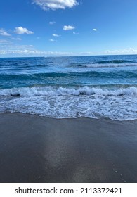 Beach Waves In Boca Raton