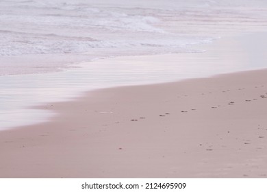 Beach Waves, Pink Aesthetic, Beach Pastel Pink Aesthetic Photo, Sunset Beach Ocean Waves, Beach Surf Waves, Pastel Pink, Pink Aesthetic. 