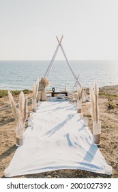 beach wedding set up, tropical outdoor wedding proposal