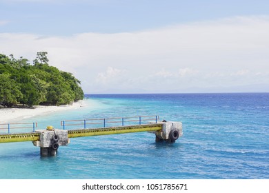 The beach when summer