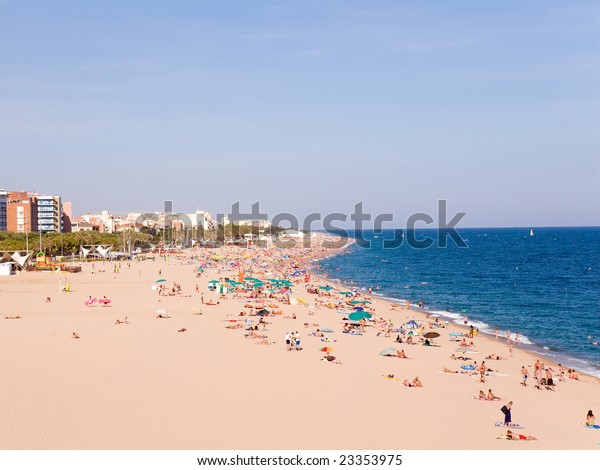 Beaches Coast Calella Catalonia Spain Stock Photo Edit Now 23353975