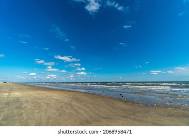 Beaches On The Gulf Of Mexico On The Coast Of Texas South Of Houston