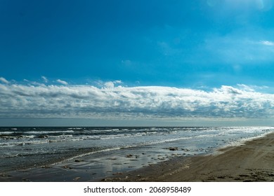 Beaches On The Gulf Of Mexico On The Coast Of Texas South Of Houston