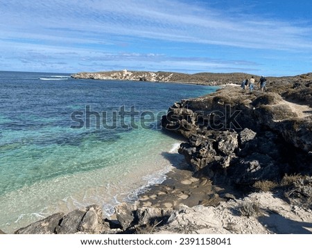 Beaches at Rottnest Island, WA Australia.