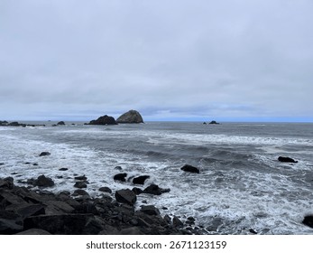 Beaches with Waves and Rocks