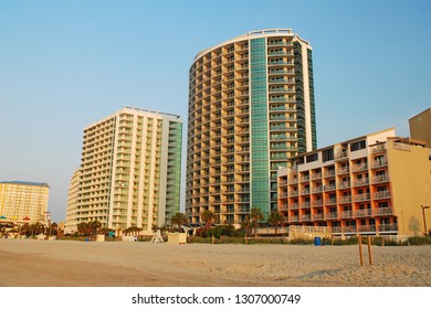 Beachfront Condos Line The Grand Strand Of Myrtle Beach