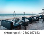 Beachfront restaurant - Seaside restaurant at Hua Hin - Thailand