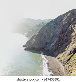 beach-side cliffs