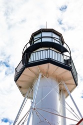 Der Leuchtturm, Der Sich Auf Dem Whitefish Point Light House Befindet.
