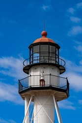 Der Leuchtturm, Der Sich Auf Dem Whitefish Point Light House Befindet.