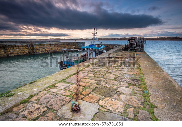 Beadnell Harbour North Pier Beadnell Village Stock Photo (edit Now 