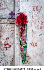 Beads On A Tomb Of The Voodoo Queen, Marie Laveau