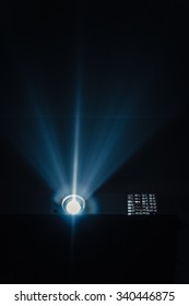 Beam Of Light From A Movie Projector.