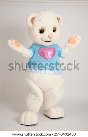 The Bear fun mascot isolated