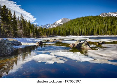 Bear Lake at the Rocky Mountain National Park, Colorado, USA