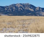 Bear Peak and South Boulder Peak beyond the meadow, Colorado