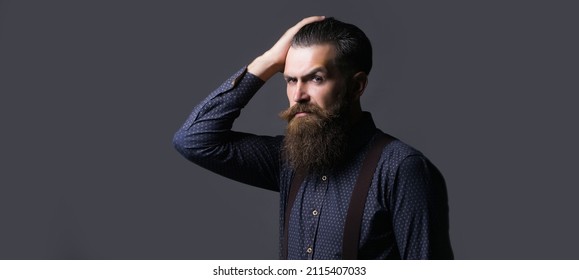 vintage gay men beard