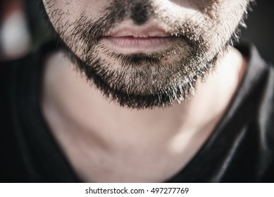 Beard Man Closeup 