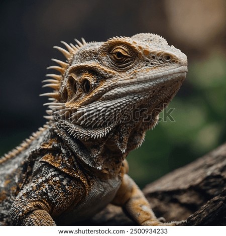 A Bearded Dragon is a medium-sized lizard native to Australia, known for its distinctive 