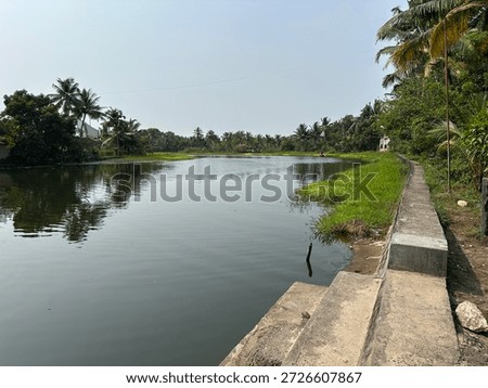 Beatiful River and sky view 