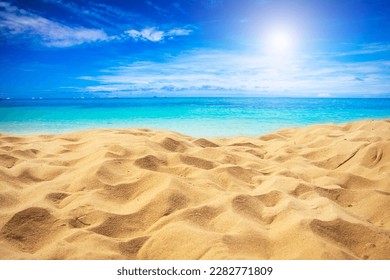 Beautful tropical sea and sandy beach - Shutterstock ID 2282771809