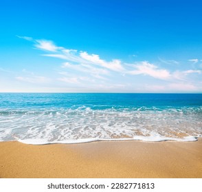 Beautful tropical sea and sandy beach - Shutterstock ID 2282771813