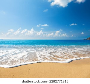 Beautful tropical sea and sandy beach - Shutterstock ID 2282771815