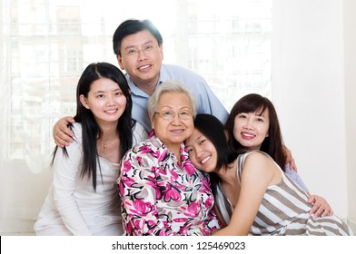 beautiful 3 generations family