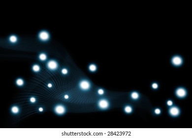 It is a beautiful abstract bubble background.