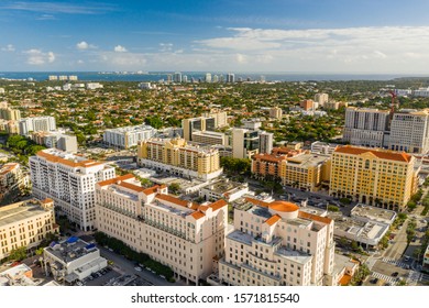 Beautiful aerial photo Miami Coral Gables FL USA