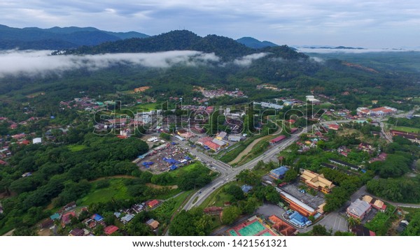 Beautiful Aerial View Around Pekan Sik Stock Photo Edit Now 1421561321