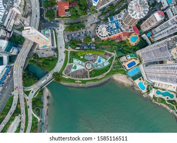 Beautiful aerial view of the City of Panama  - Shutterstock ID 1585116511