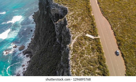 Beautiful Aerial View Of Flinders Chase National Park Coastline, Kangaroo Island, Australia.