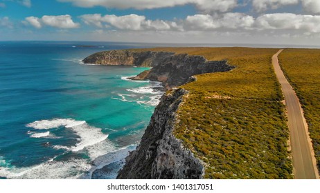 Beautiful Aerial View Of Flinders Chase National Park Coastline, Kangaroo Island, Australia.