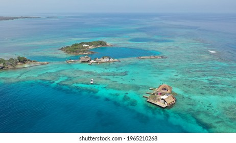 Beautiful Aerial View Of Islas Del Rosario